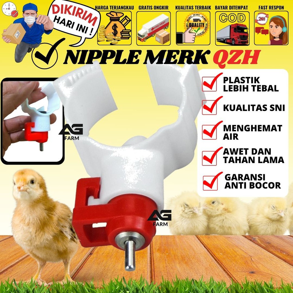Niple Sabuk Merah Putih Niple Puyuh Niple Ayam AG FARM