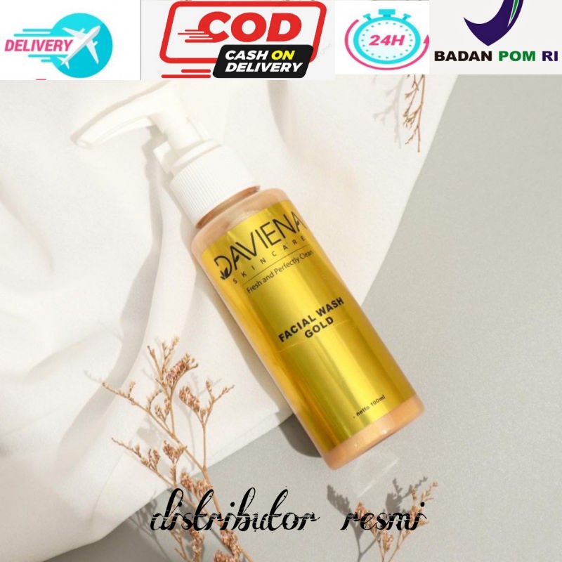 Daviena skincare | facial wash Gold | Distributor daviena | davienaskincare | davinaskincare | davienaskincareofficial