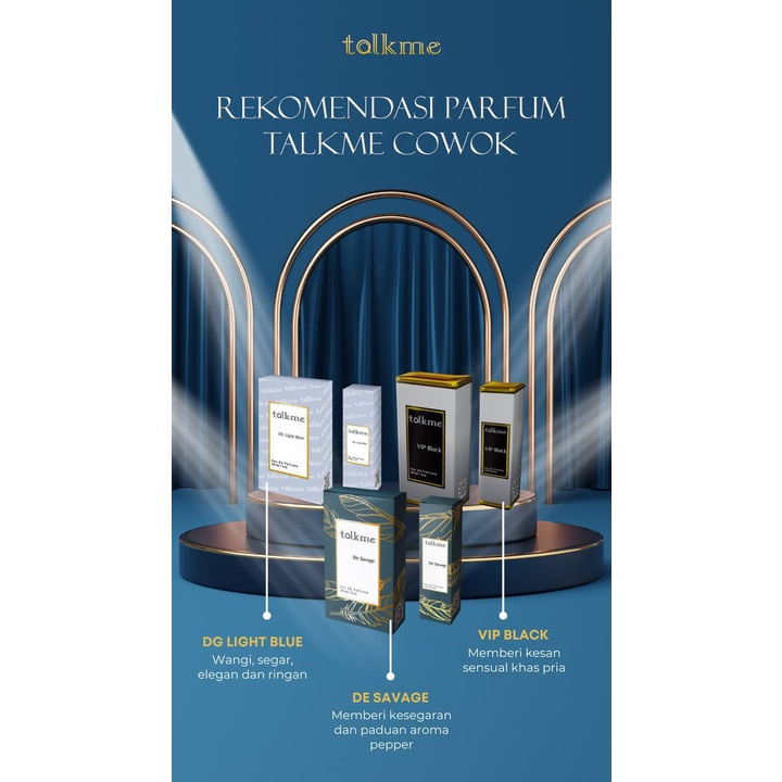 TALKME PARFUM Spray 30 ML &amp; Roll on 6 ML BPOM