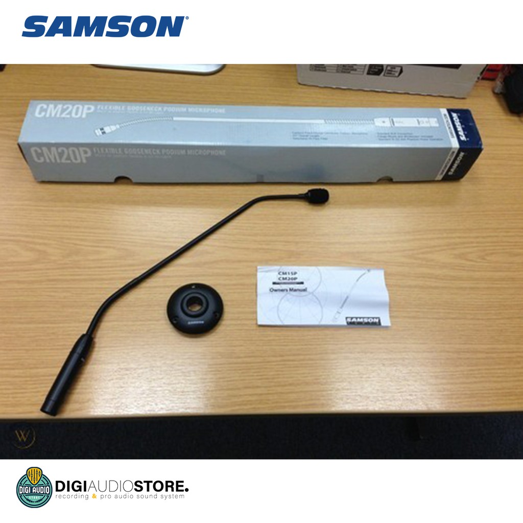 Jual Samson CM20P Gooseneck Podium Condenser Microphone Mic Meja