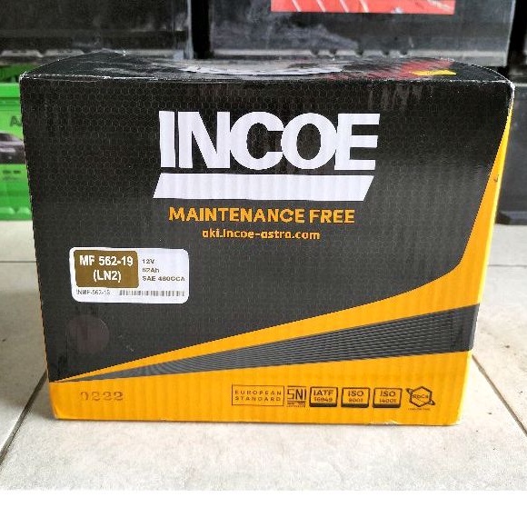 AKI MOBIL INNOVA REBORN BENSIN, FORTUNER BENSIN, SPIN BENSIN 56219 / 355LN2 INCOE MF AKI KERING