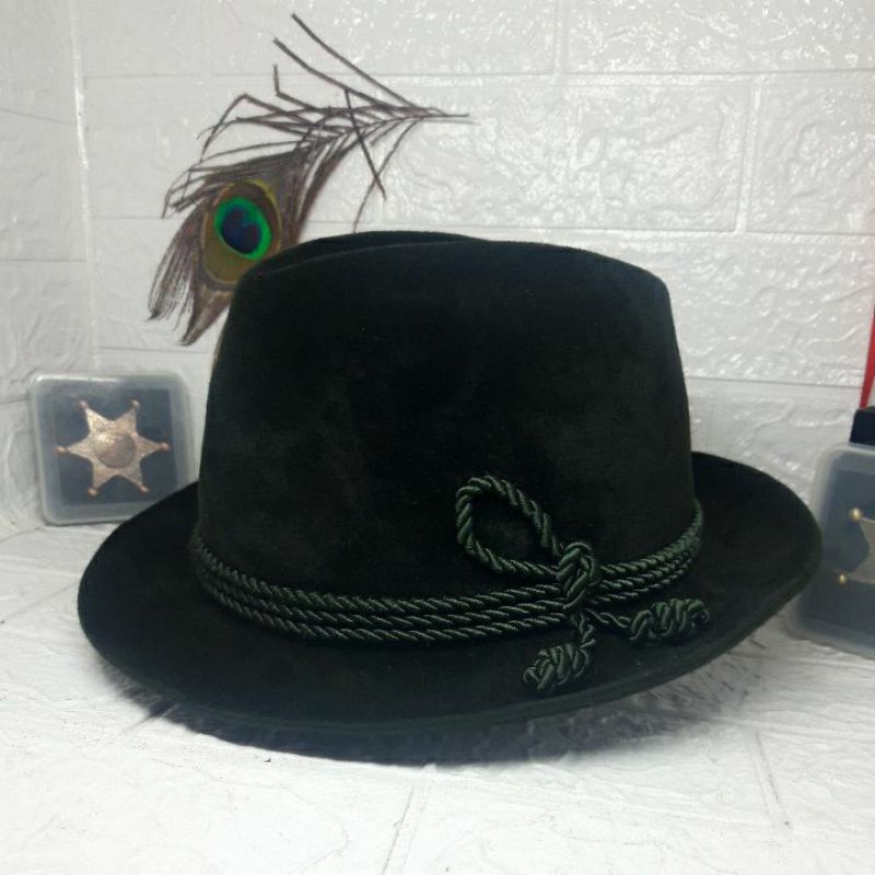 kok topi laken original Topi laken fedora Tompi Tompy Class A Tahan Air Topi Pria dan Wanita Import