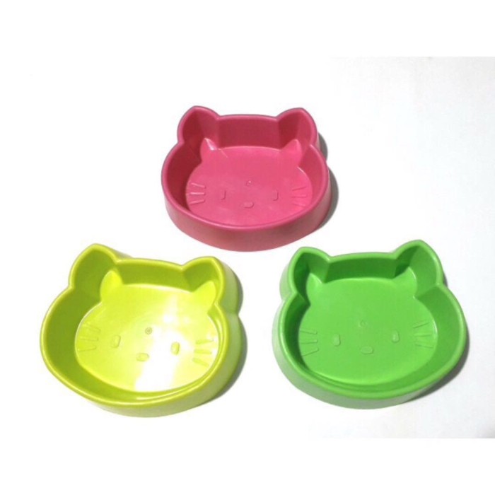 Tempat makan atau minum single hello kitty untuk anjing dan kucing WARNA ACAK 1 pcs