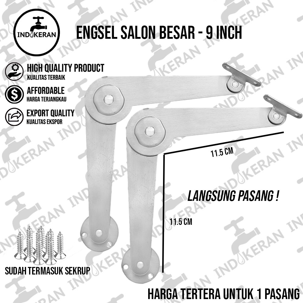 INDOKERAN - Engsel Salon Besar - 9 Inch