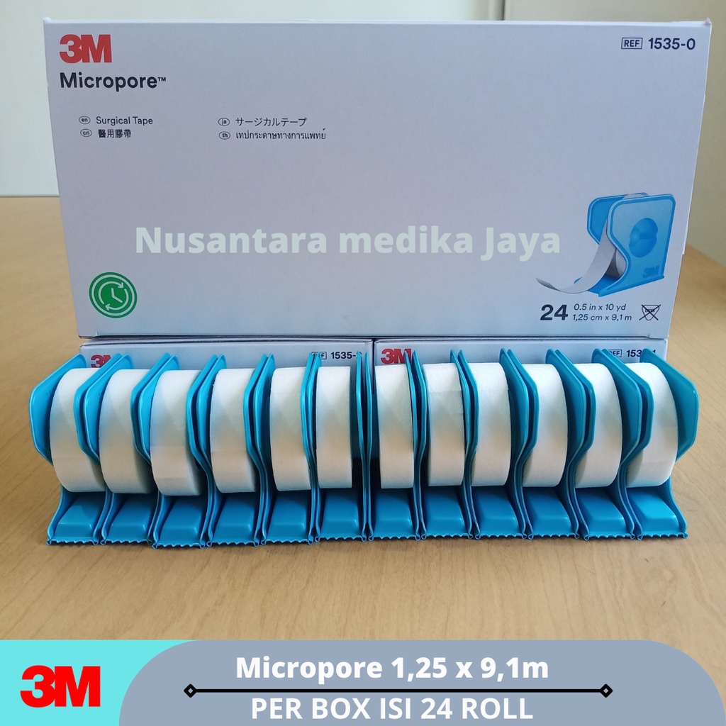 PLESTER MICROPORE 3M PERBOX