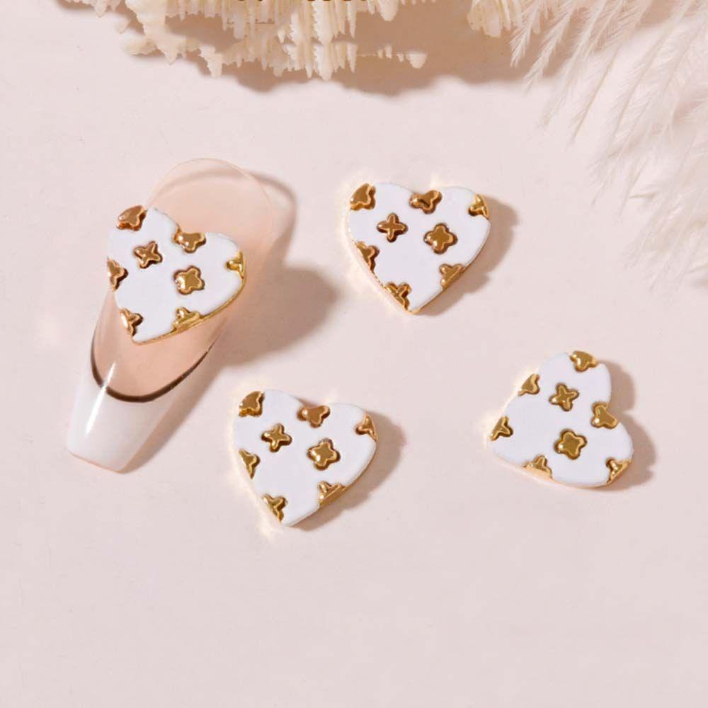 Mxbeauty 3D Nail Art Perhiasan DIY Sederhana Manicure Nail Drills Hiasan Kuku Paduan Aksesoris Kuku