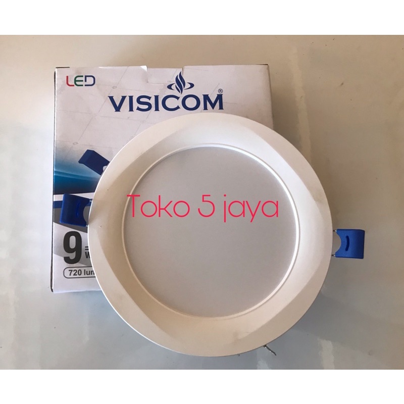 downlight visicom 9watt / lampu visicom / 9 watt / warna cahaya putih/kuning