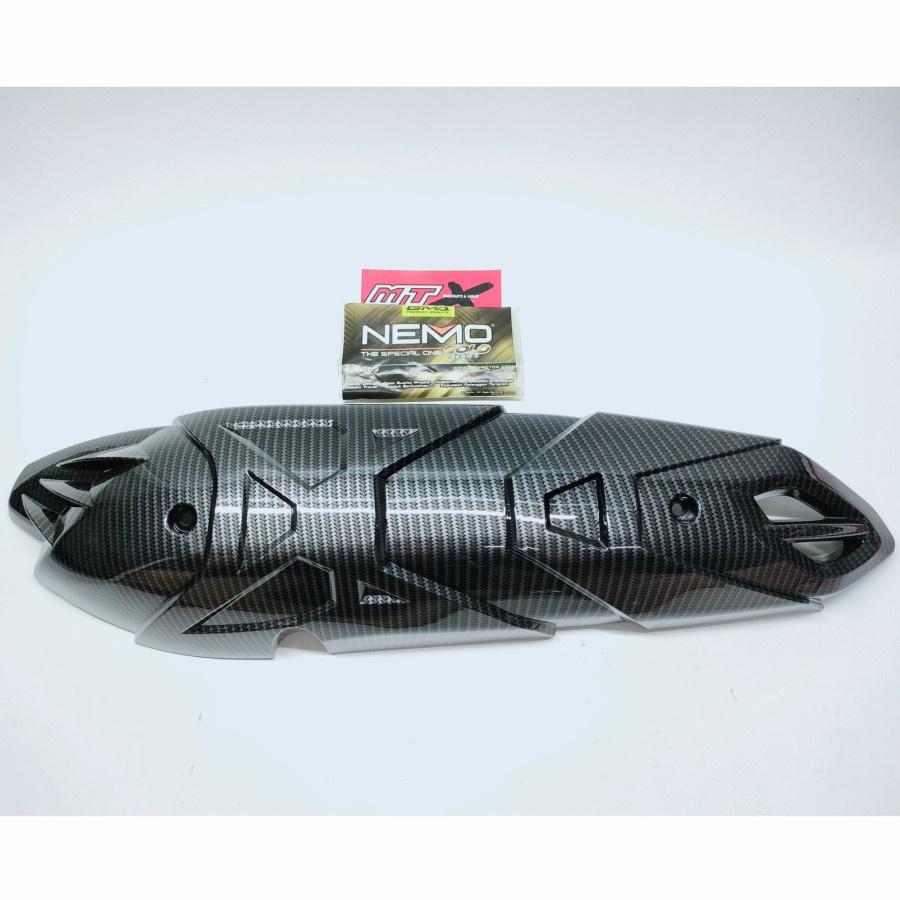 COVER TUTUP KNALPOT NMAX 2020 CARBON