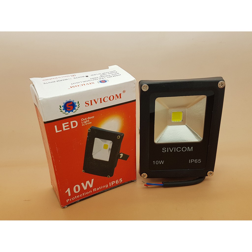 SIVICOM Floodled 10w / Led Sorot Waterproof IP65 (TIPIS) / Lampu Sorot