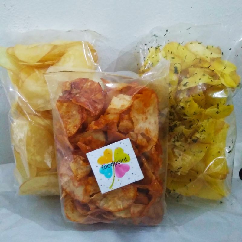 

Keripik Ubi Pedas / Ori / Kunyit Snack Khas