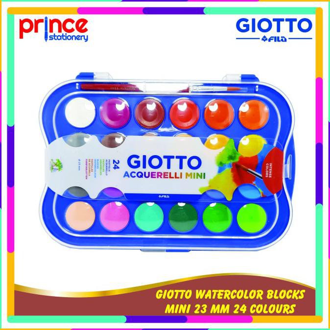 

Hanya Disini] Giotto Mini Watercolour Blocks / Cat Air Giotto Mini 23 Mm 24 Warna