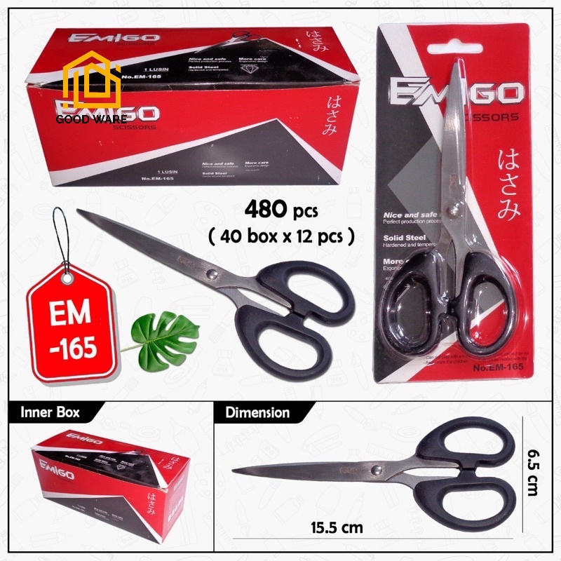 

Gunting Stainless Steel Emigo 6”