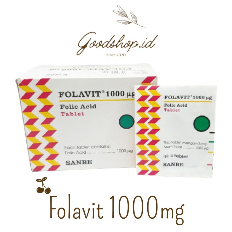 FOLAVIT 1000 MG (100 TABLET)