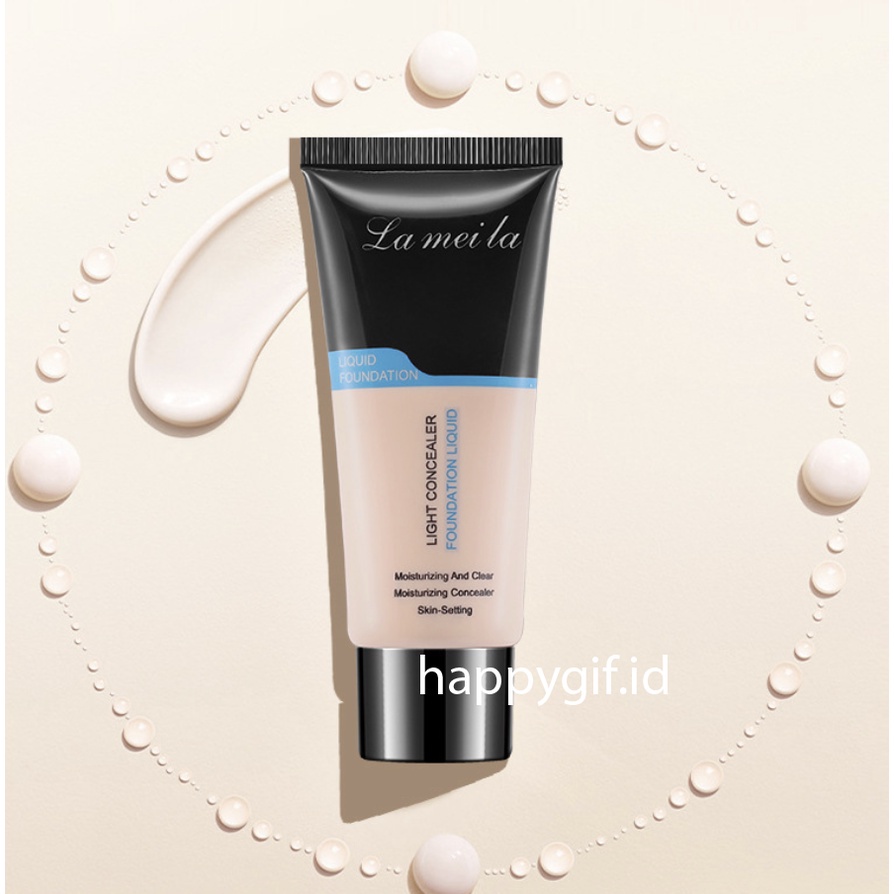 LAMEILA Light Concealer Foundation Liquid Berfungsi Menyamarkan Garis Halus Dan Noda Hitam LA148