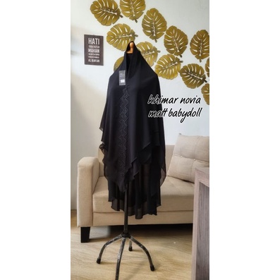 Khimar Novia/ Khimar cerutty/ Jilbab temboro / aniezza collection