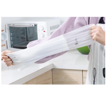 TOMUMUDA Sarung Tangan Karet Cuci Piring Dapur Rubber Cleaning Gloves Thin Waterproof Durable Gloves