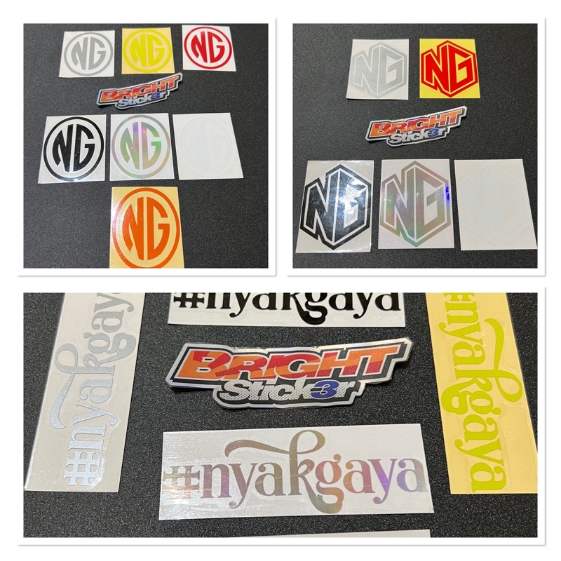 STICKER STIKER NG NYAK GAYA NYAKGAYA CUTTING