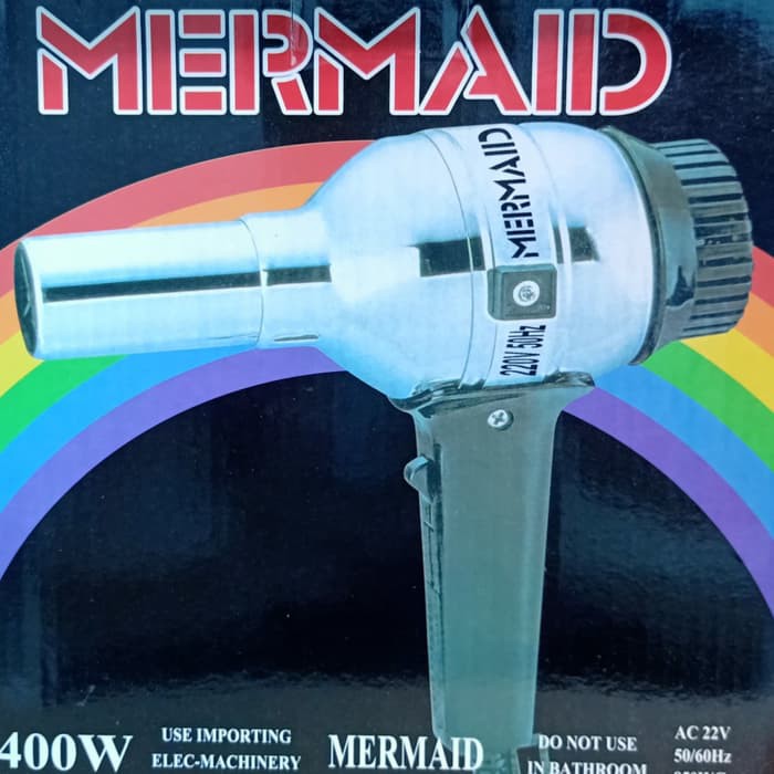 HAIR DRYER MERMAID 850WG RAINBOW 400 WATT