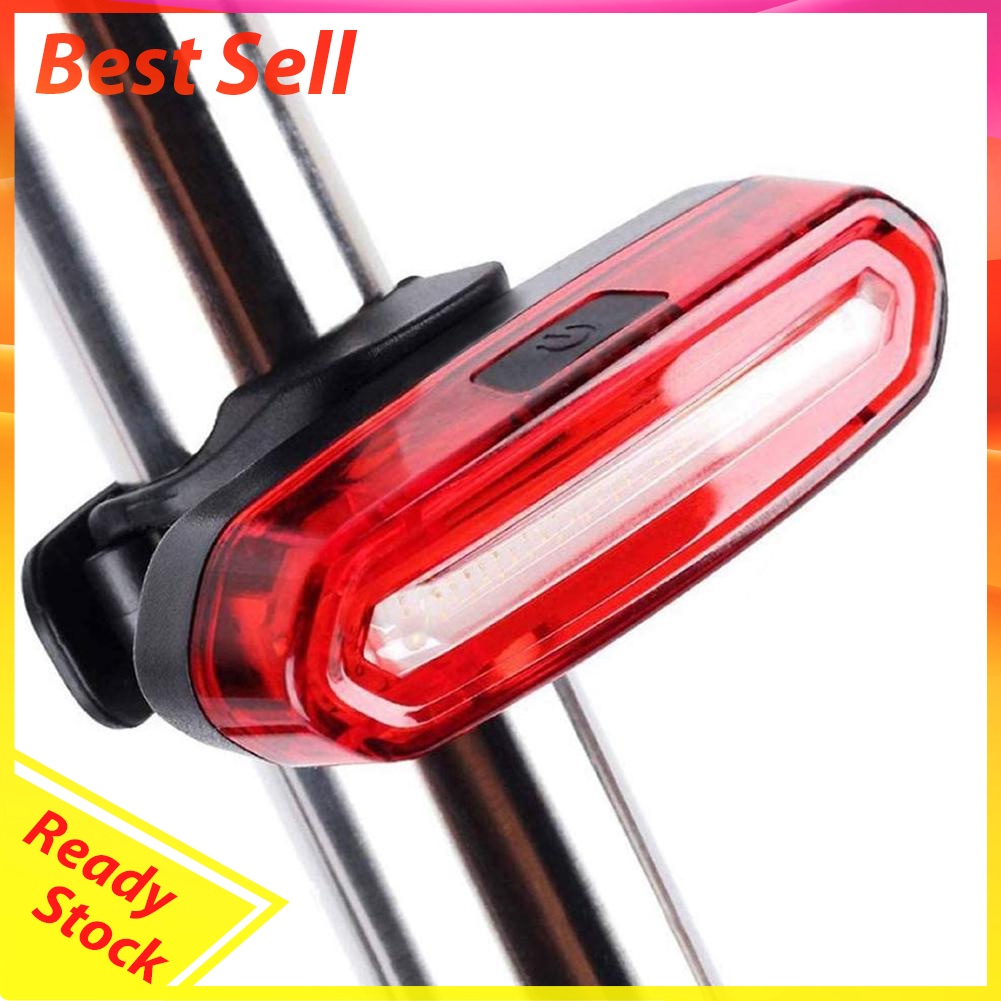 COB LED MTB Bike Rear Warning Lights 120LM Bicycle Taillight (Red Light)