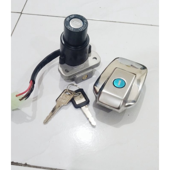 kunci kontak rxz Rzr plus tutup tangki rxz