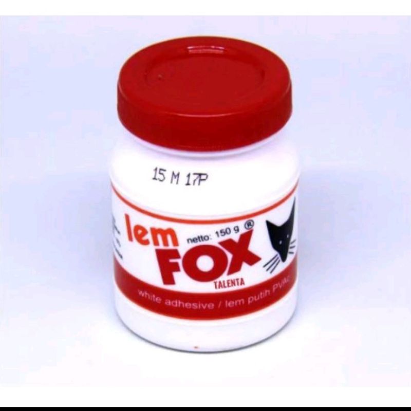 

Lem Fox Putih PVac 150gr Untuk Tembok Kertas Kayu Karet