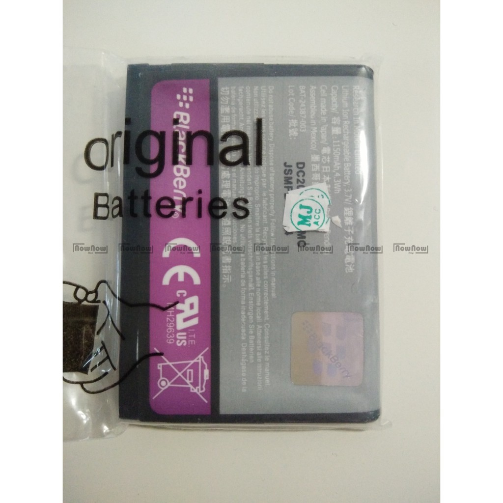 Baterai Blackberry Pearl 9100 9105 F-M1 FM1 Original ORI OEM Batre Battery