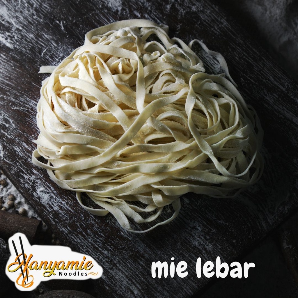 

ADY78 Mie Lebar Mie Ayam Bakmi Mie Mentah Hanyamie Telur Ayam Isi 10 Pcs