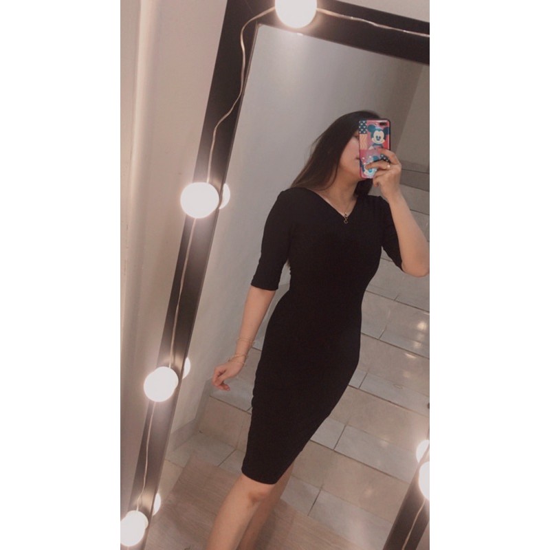 DRESS MIDI VB / DRESS VB LENGAN PANJANG