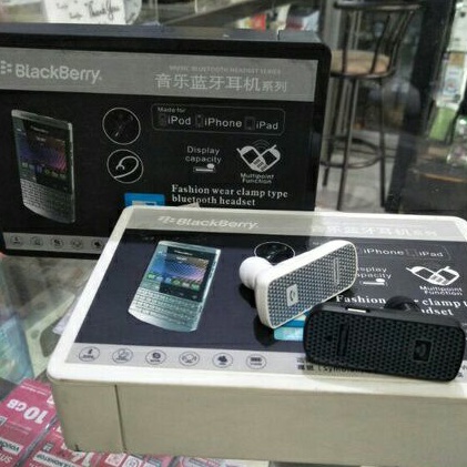 BLUETOOTH WIRELESS HANDSFREE HEADSET FOR BLACKBERRY PASSPORT Q10 Q20 Z3 Z10