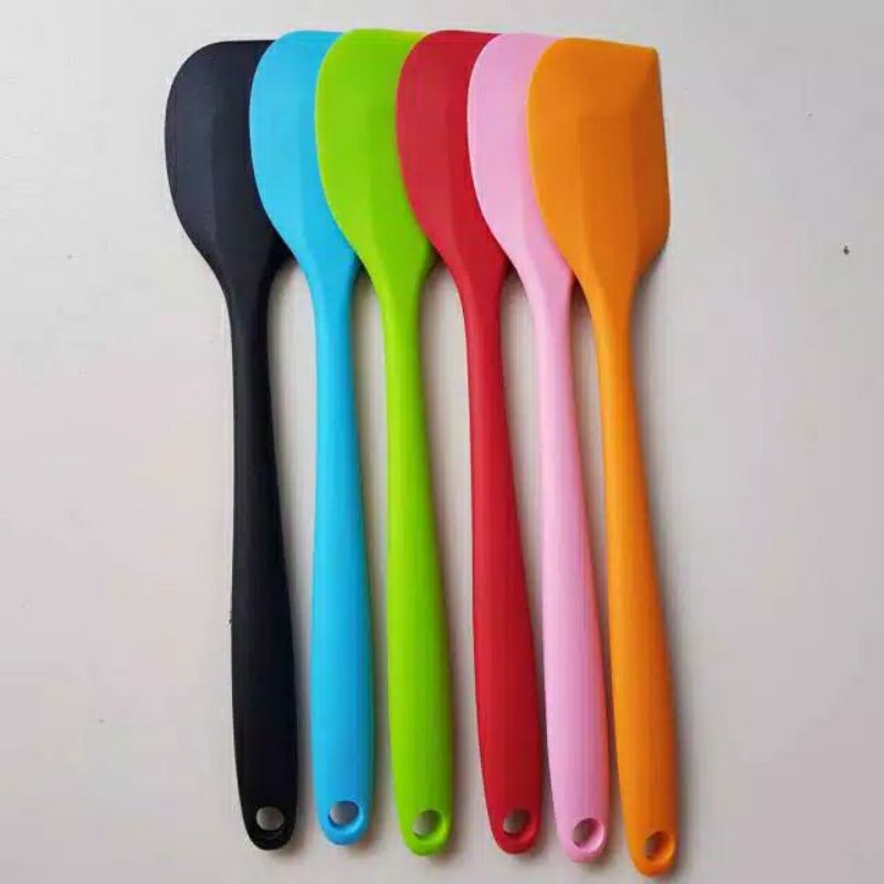 Spatula silicon 20 cm tahan panas tanpa sambungan silikon