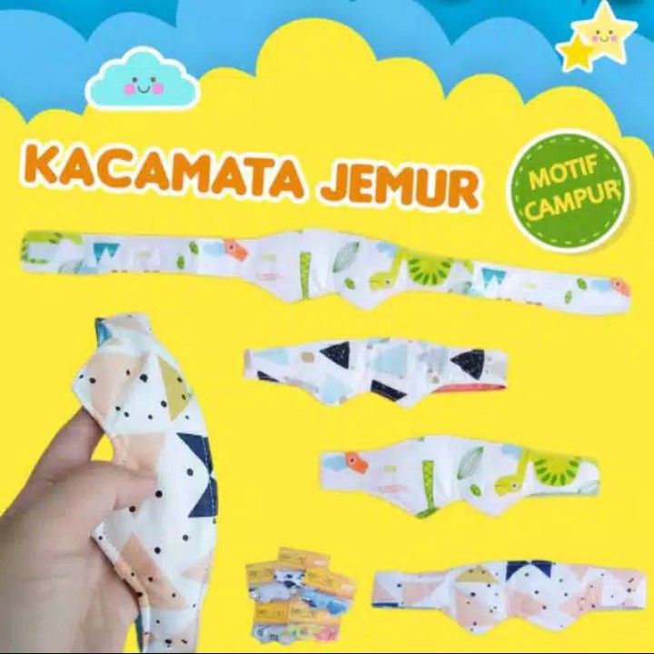 Eye Mask Bayi/ Pelindung Mata Bayi/ Kacamata Jemur Bay