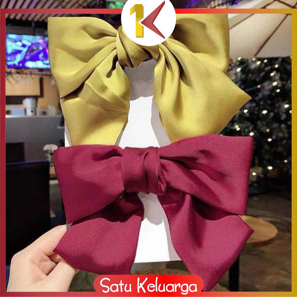 SK-C160 Ikat Rambut Pita Besar Kuncir Rambut Hairband Aksesoris Wanita Kunciran Rambut Korea Style-6