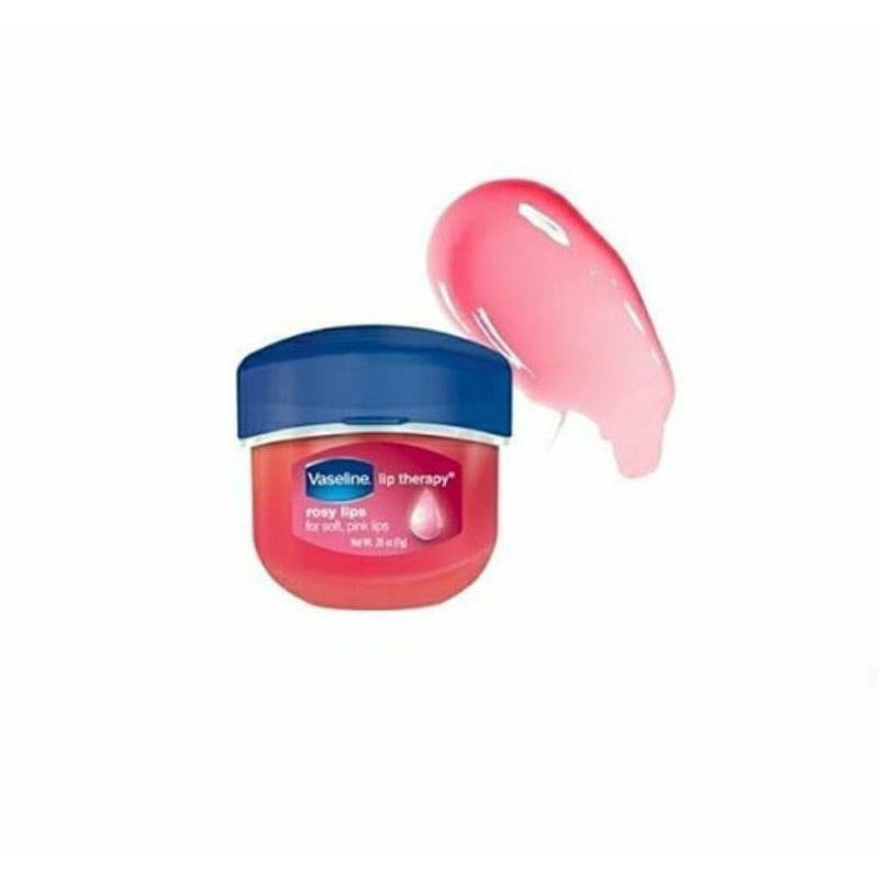 [ORIGINAL] Vaseline Cream Pelembab Bibir Rosy Lip Therapy Cream Pelembab Merawat Bibir