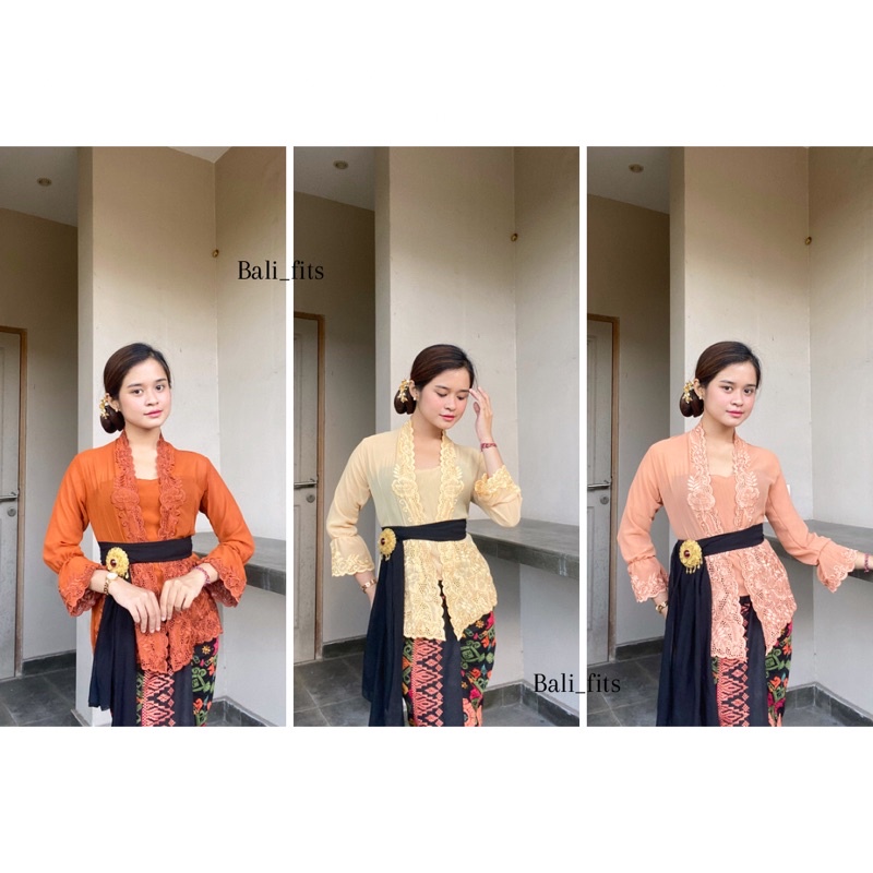 kebaya bordir | kebaya jadi | kebaya bordir kerut | kebaya Bali