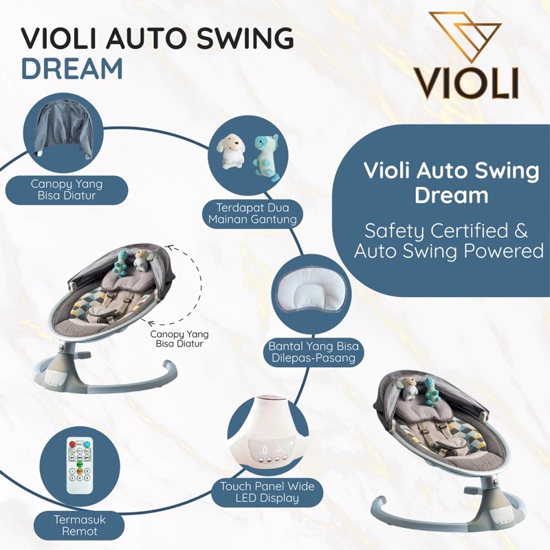 Violi Auto Swing Dream / baby Swing / Baby Bouncer