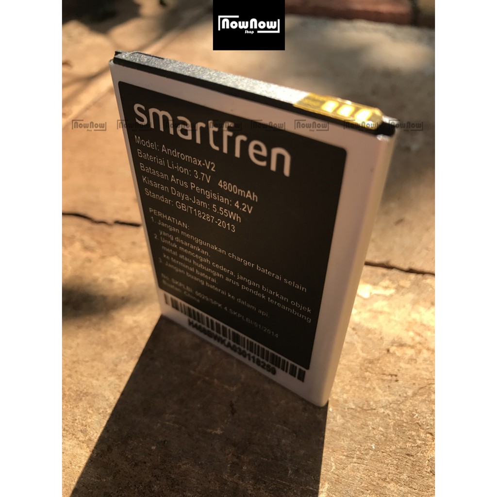 Baterai Smartfren Andromax V2 Original ORI Batre Battery Batu Batrai