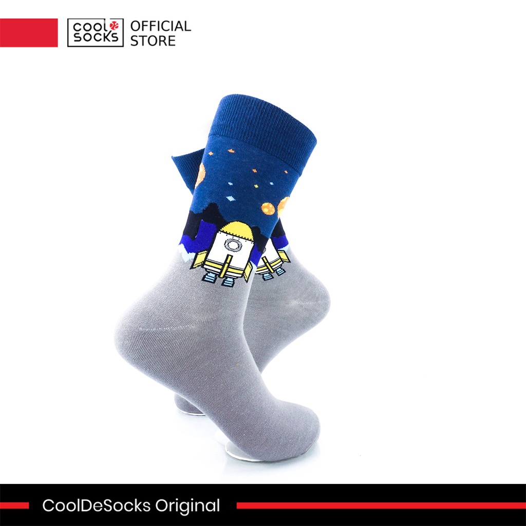 Kaos Kaki CoolDeSocks Original | Spaceship Landing