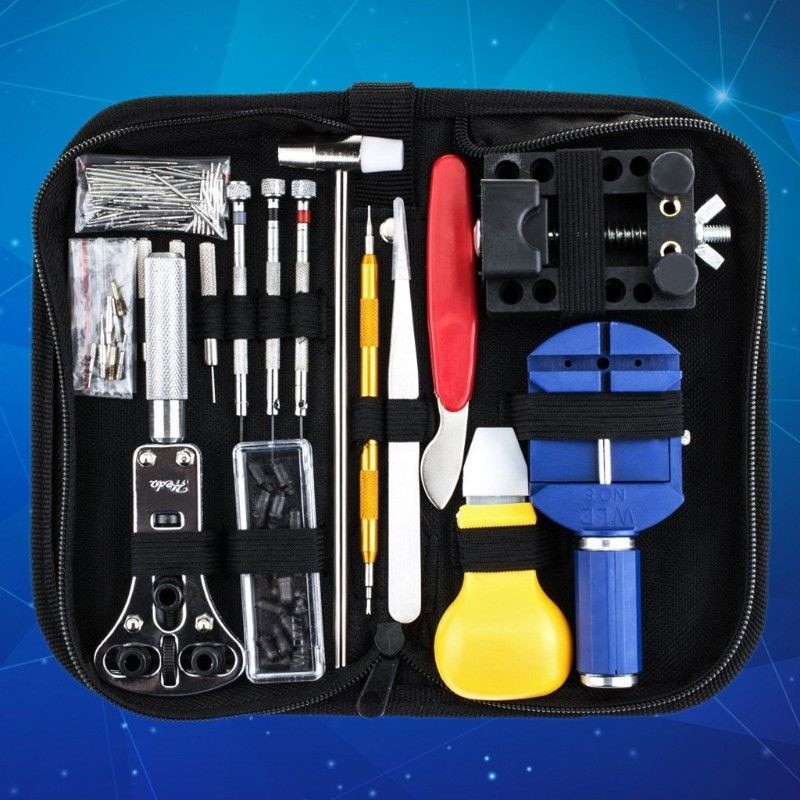 Peralatan Reparasi Jam Tangan Watch Repair Tool Kit Set