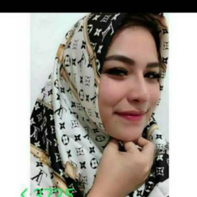 DEENAY KW 3110 ELSA MOCCA HIJAB MURAH HIJAB SEGI EMPAT KONVEKSI HIJAB