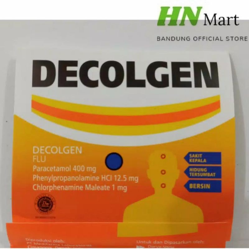 DECOLGEN || DECOLGEN 4 TABLET