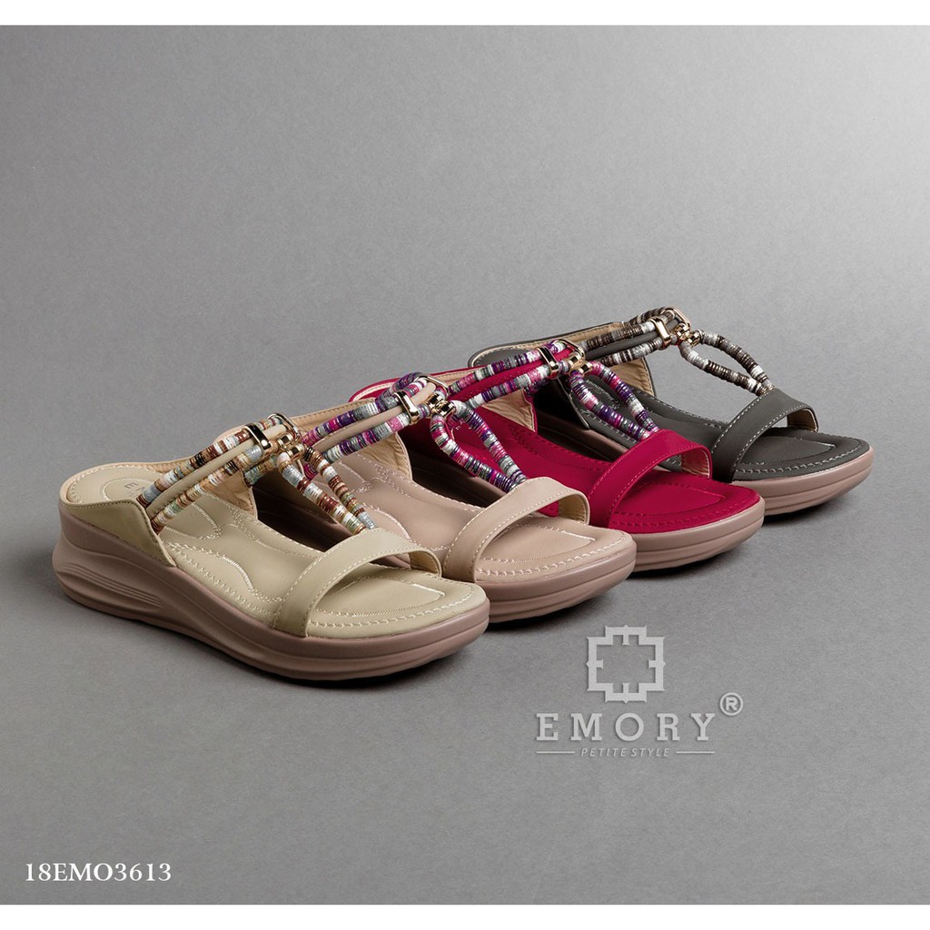 EMORY TASANY 18EMO3613 SANDAL WEDGES WANITA IMPORT BATAM