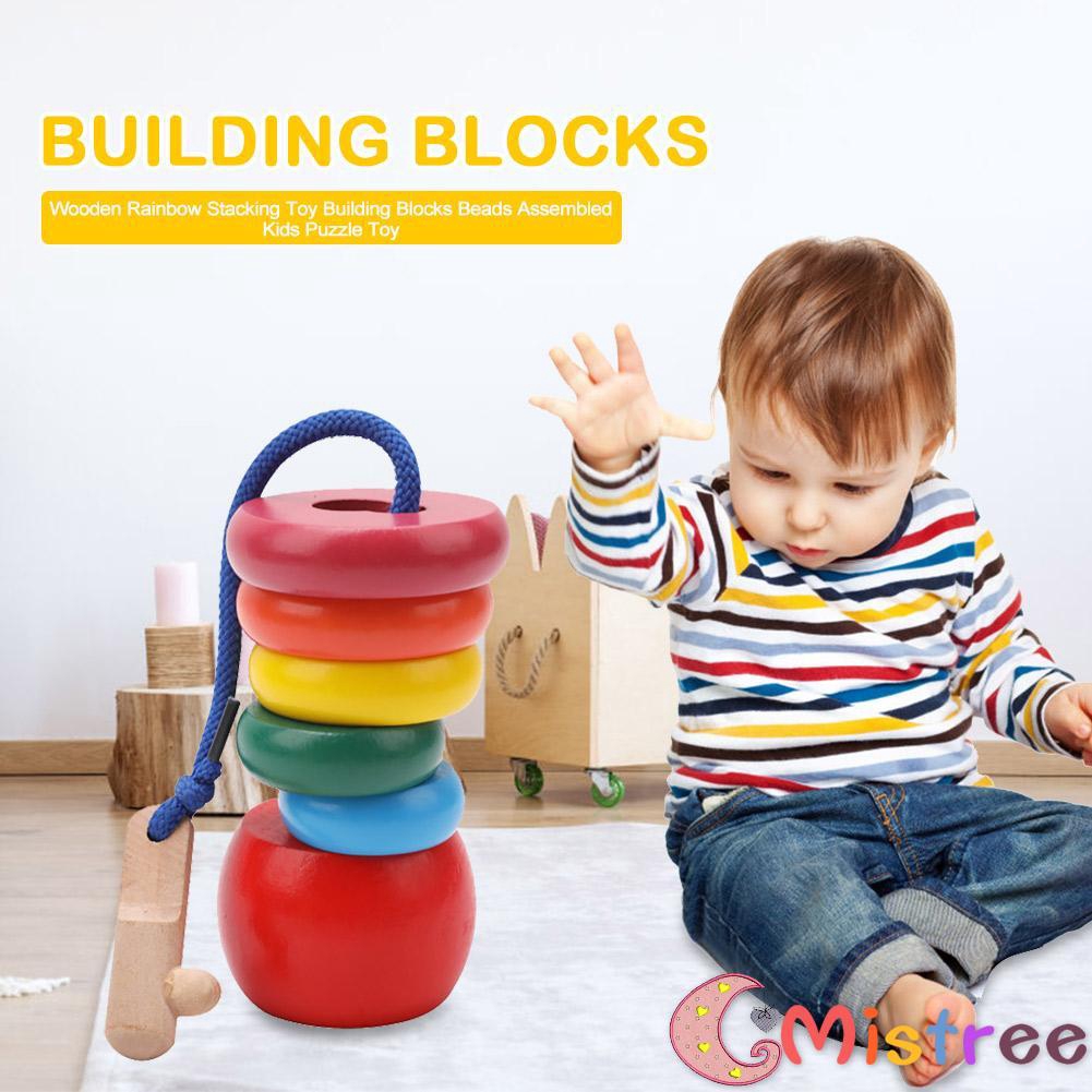 wooden stacking blocks baby