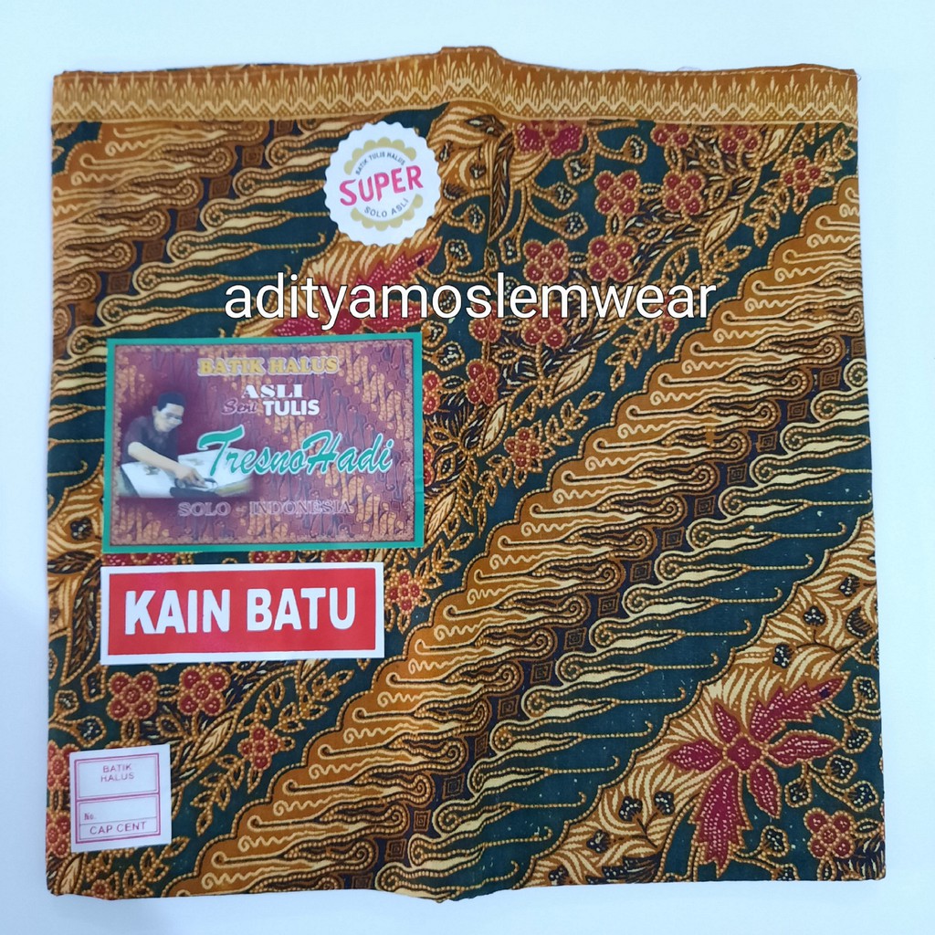 KAIN SAMPING KEBAT PANJANG / KAIN JARIK BATIK TRESNO HADI / KAIN BATU HALUS