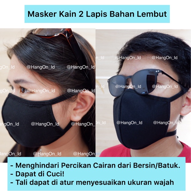 Masker Kain HangOn isi 6 Masker