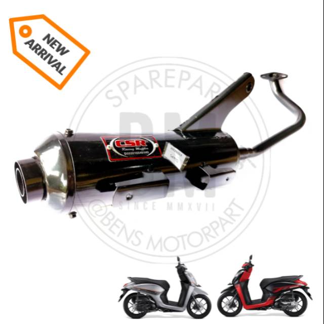 Knalpot Racing Bobokan Model Standar Honda Genio / Beat New 2020 / Knalpot Racing Beat Street 2021 /