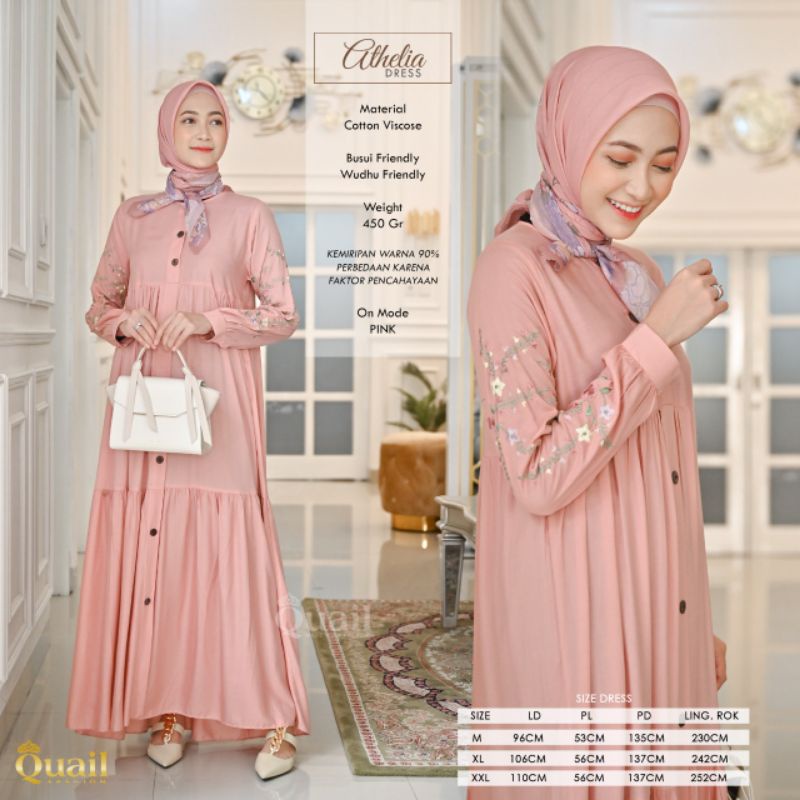 Quail Hijab Athelia Dress Casual