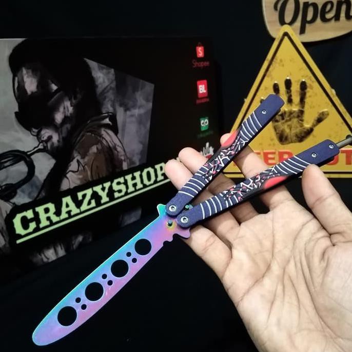 NEW Pisau balisong Tumpul K16E / Balisong Tumbul