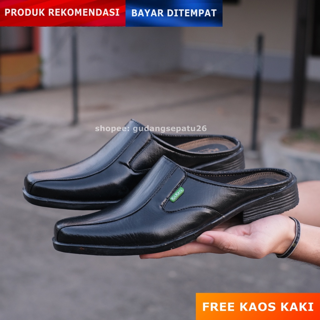 Sepatu Sandal Slop Bustong Pria - Sendal Sepatu Bustong Pria Kasual