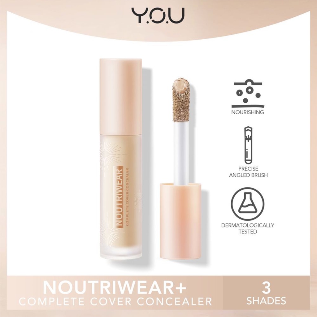 ❤ BELIA ❤ YOU Noutriwear Complete Cover Concealer Corrector | Y.O.U Beauty | BPOM