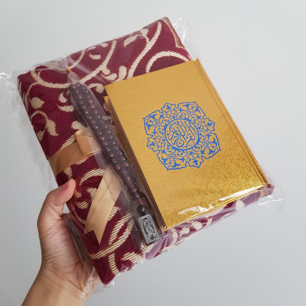 [S9QA6T] SAJADAH S9 + AL QURAN A6 + FREE TASBIH KAYU